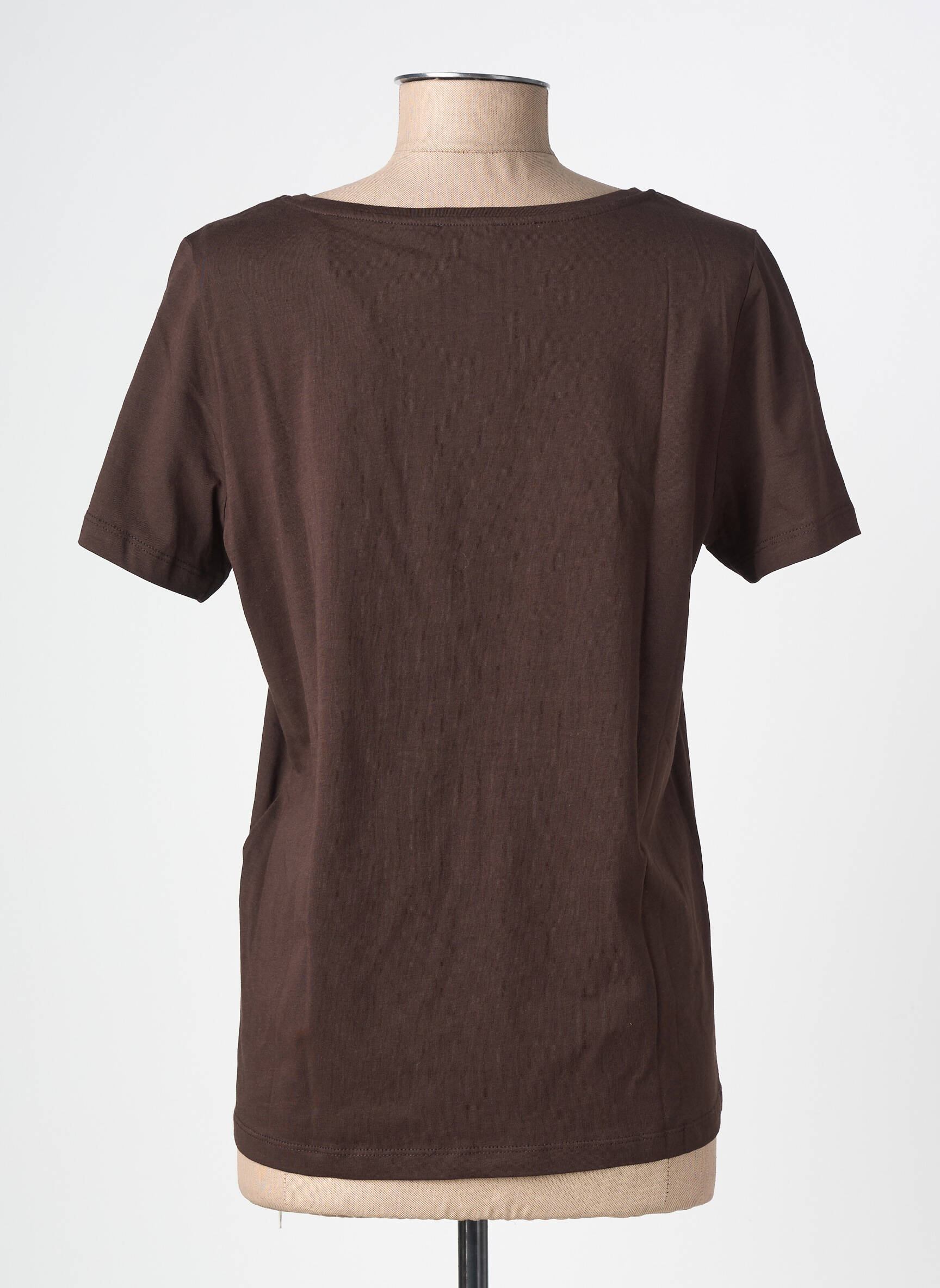 Tricou serigrafie mâneci scurte maro STREET ONE femeie