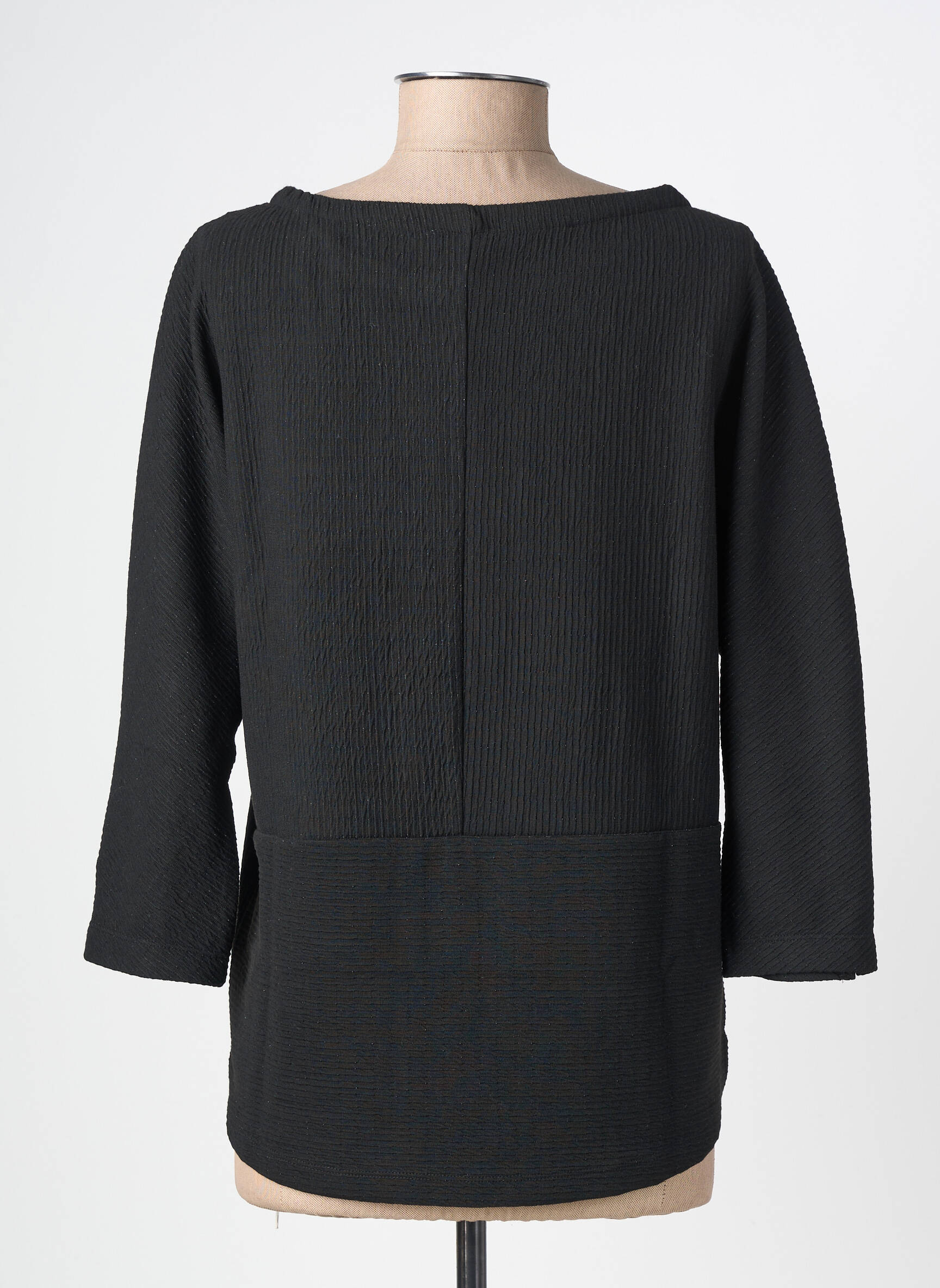 Top elasticitate mâneci lungi negru STREET ONE femeie