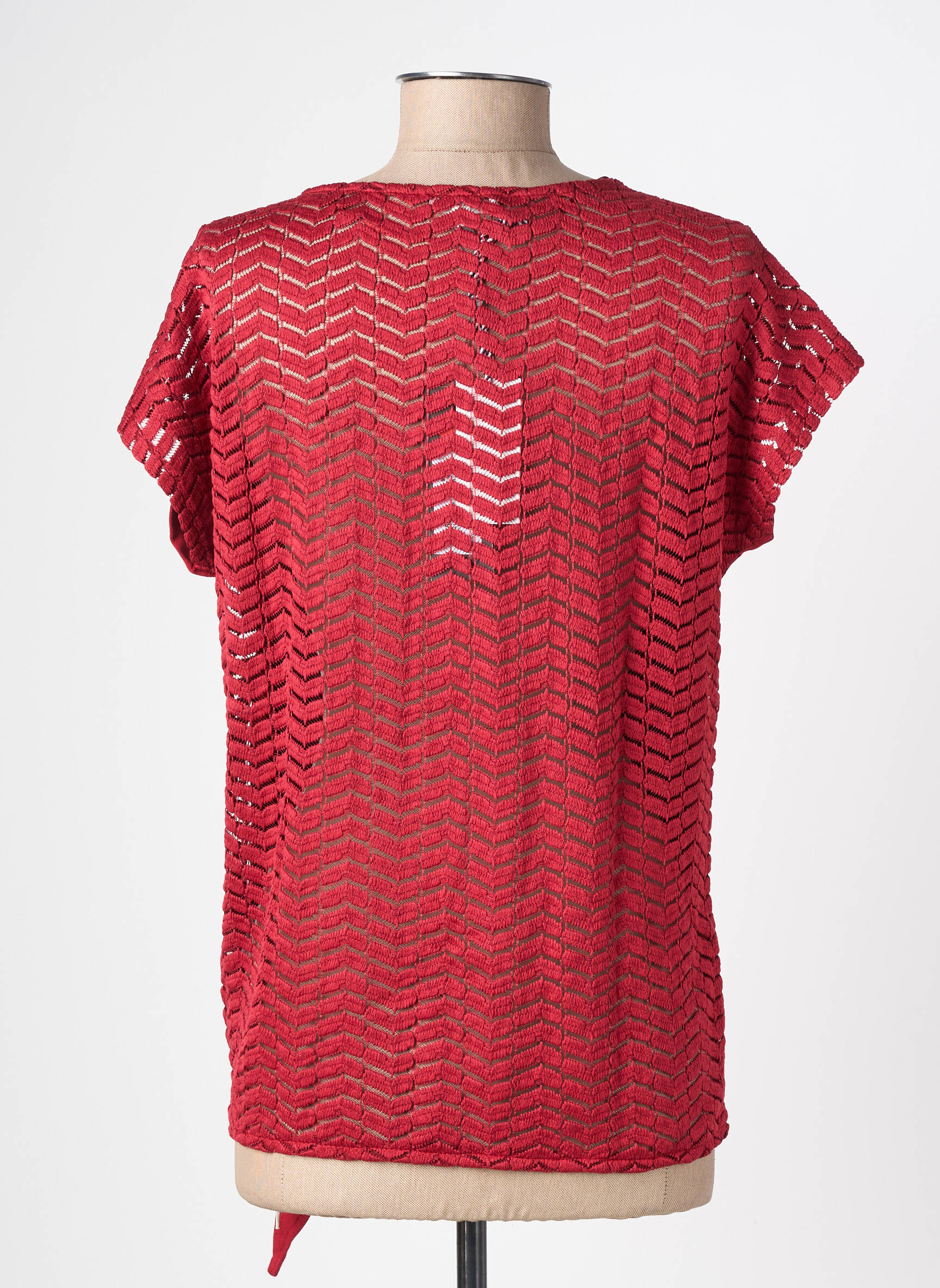 Tricou elasticitate mâneci scurte roșu STREET ONE femeie