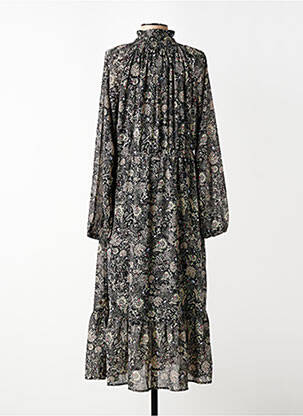 Rochie lungă mâneci lungi mâneci lungi negru GARCIA femeie
