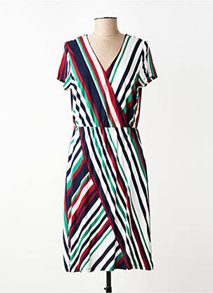 Rochie midi mâneci scurte mâneci scurte alb STREET ONE femeie