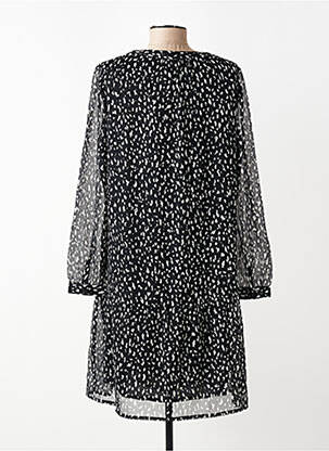 Rochie midi imprimeu fantezie mâneci lungi negru STREET ONE femeie