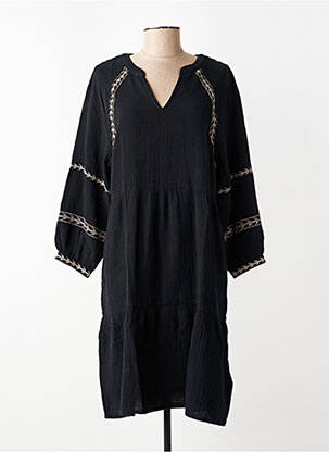Rochie midi mâneci lungi mâneci lungi negru STREET ONE femeie