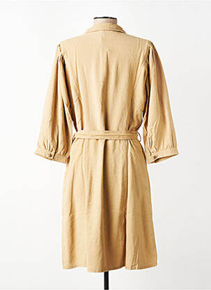 Rochie midi mâneci 3/4 mâneci 3/4 bej GARCIA femeie