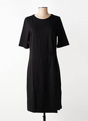 Rochie midi mâneci scurte mâneci scurte negru STREET ONE femeie