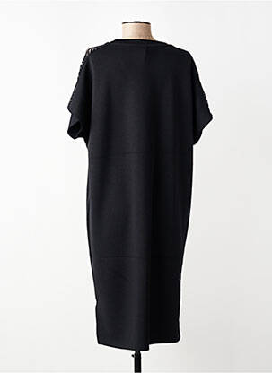 Rochie midi mâneci scurte mâneci scurte negru SOYACONCEPT femeie