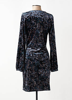 Rochie midi mâneci lungi mâneci lungi albastru GARCIA femeie