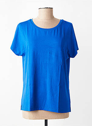 Tricou croială dreaptă mâneci scurte albastru STREET ONE femeie