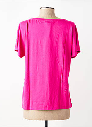 Tricou croială dreaptă mâneci scurte roz STREET ONE femeie