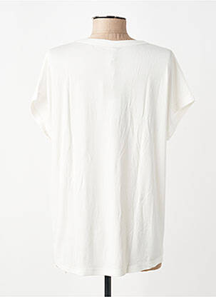 Tricou croială dreaptă mâneci scurte alb SOYACONCEPT femeie