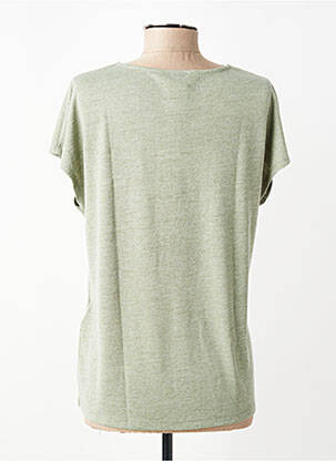 Tricou croială dreaptă mâneci scurte verde STREET ONE femeie