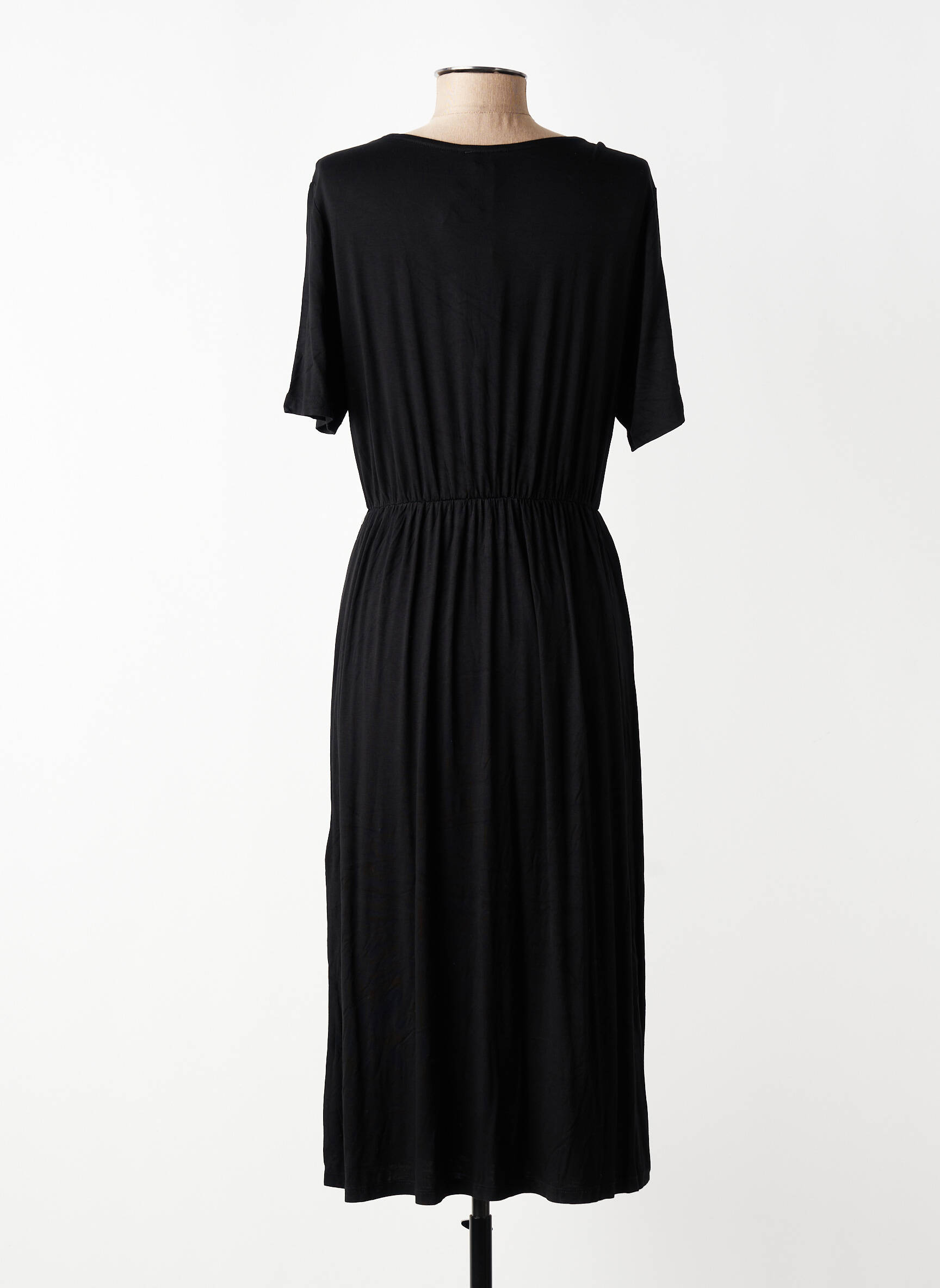 Rochie lungă mâneci scurte mâneci scurte negru STREET ONE femeie