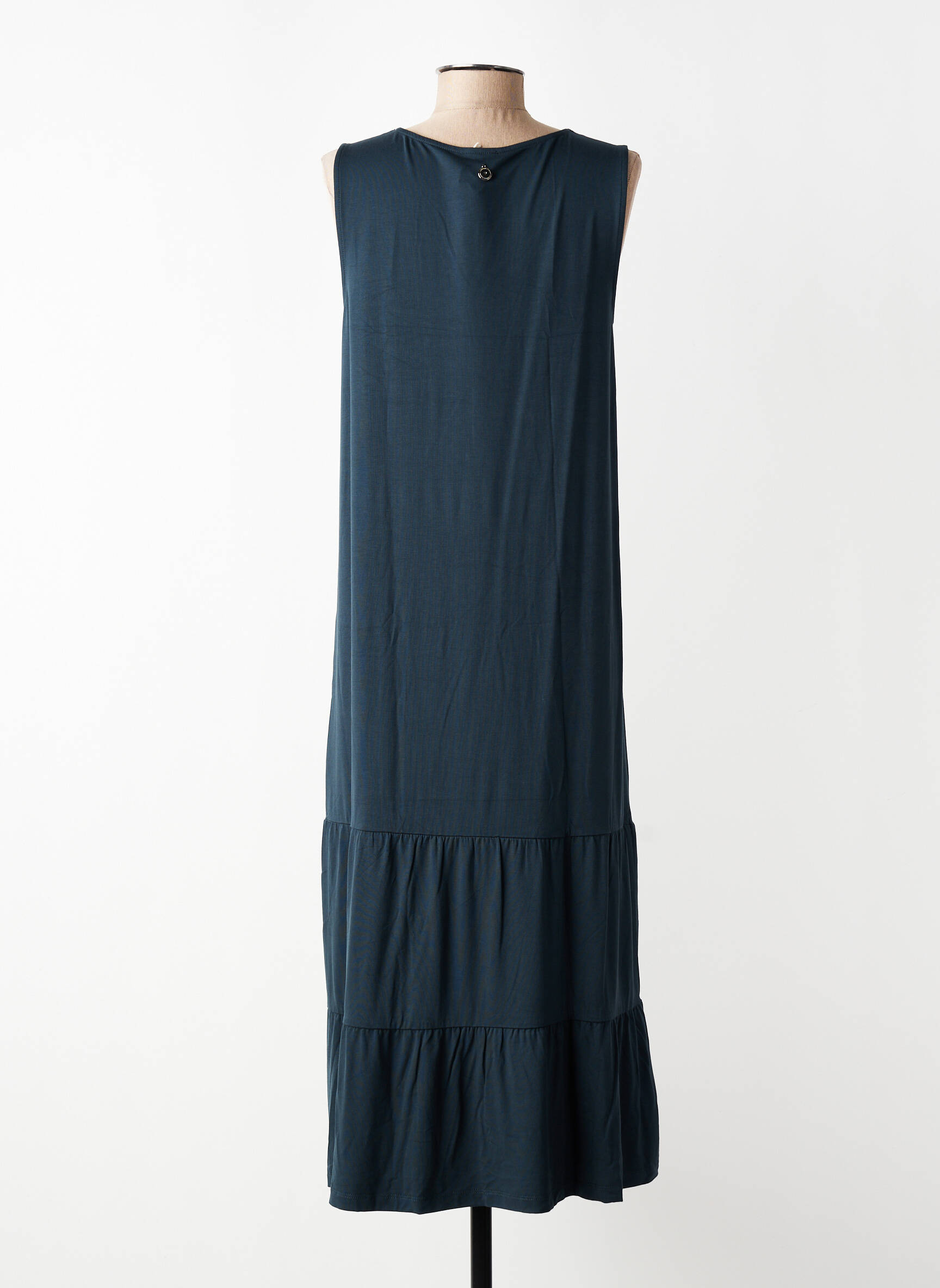 Rochie lungă fără mâneci fără mâneci verde STREET ONE femeie