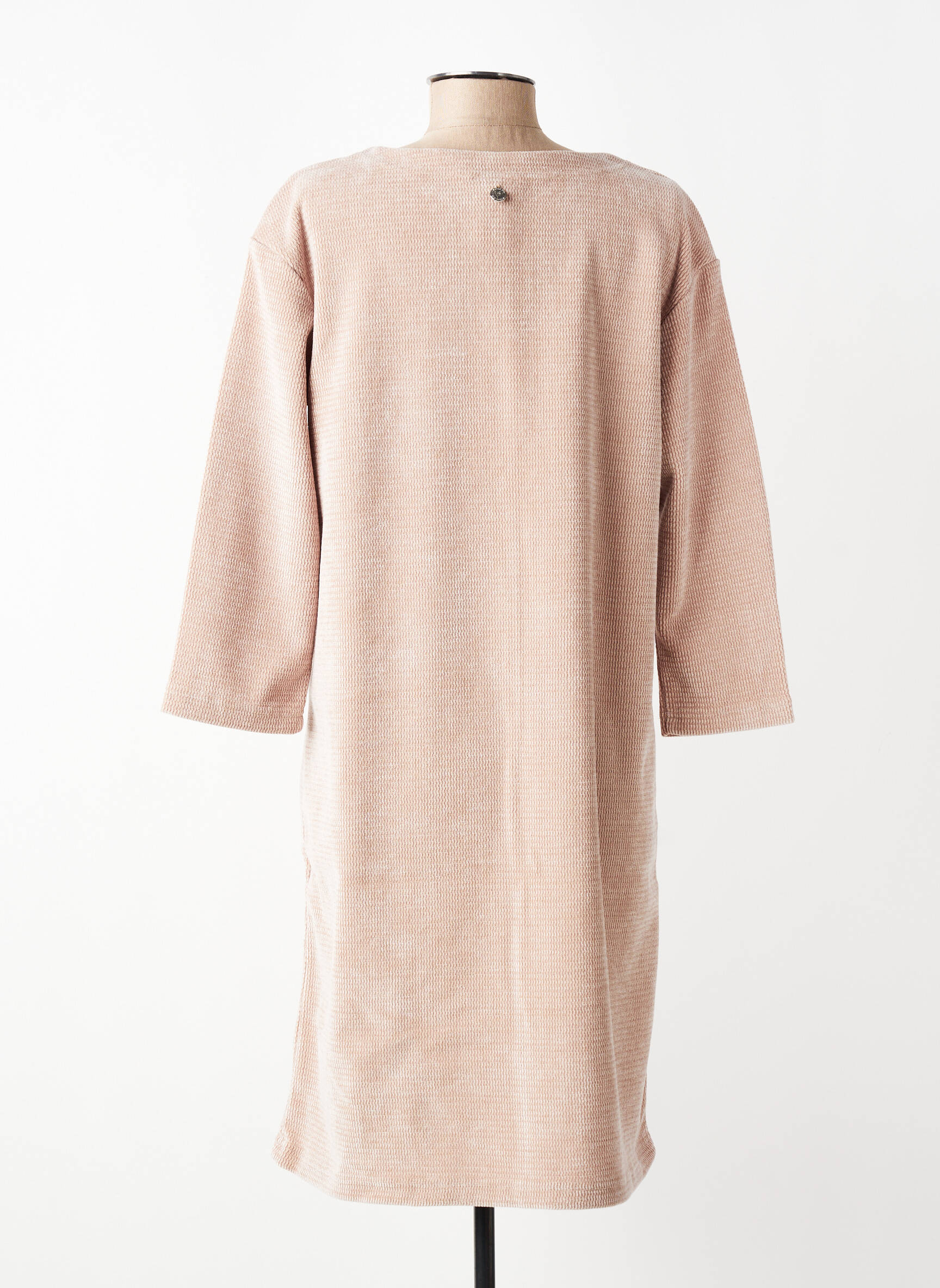 Rochie midi mâneci 3/4 mâneci 3/4 bej STREET ONE femeie