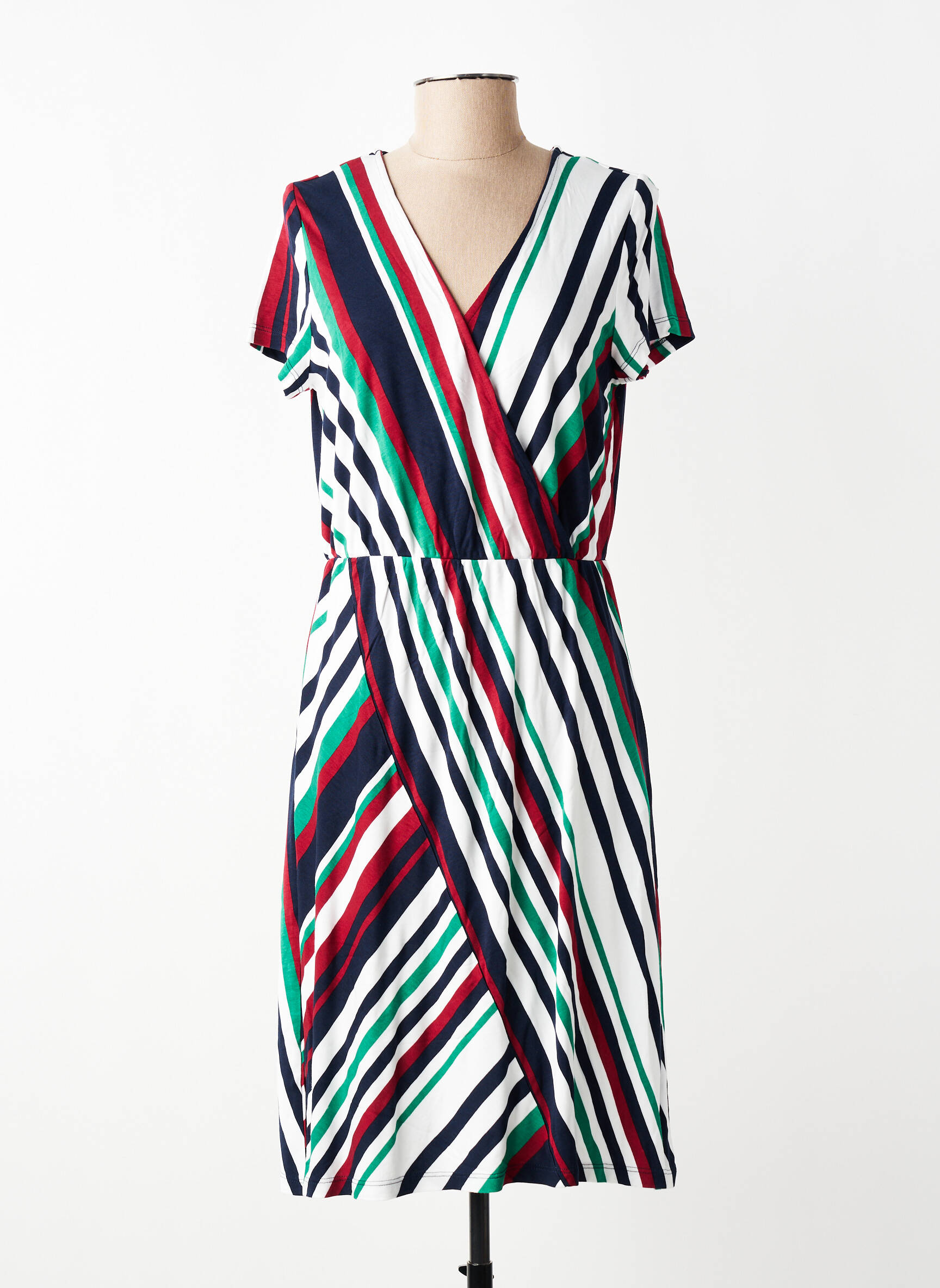 Rochie midi mâneci scurte mâneci scurte alb STREET ONE femeie