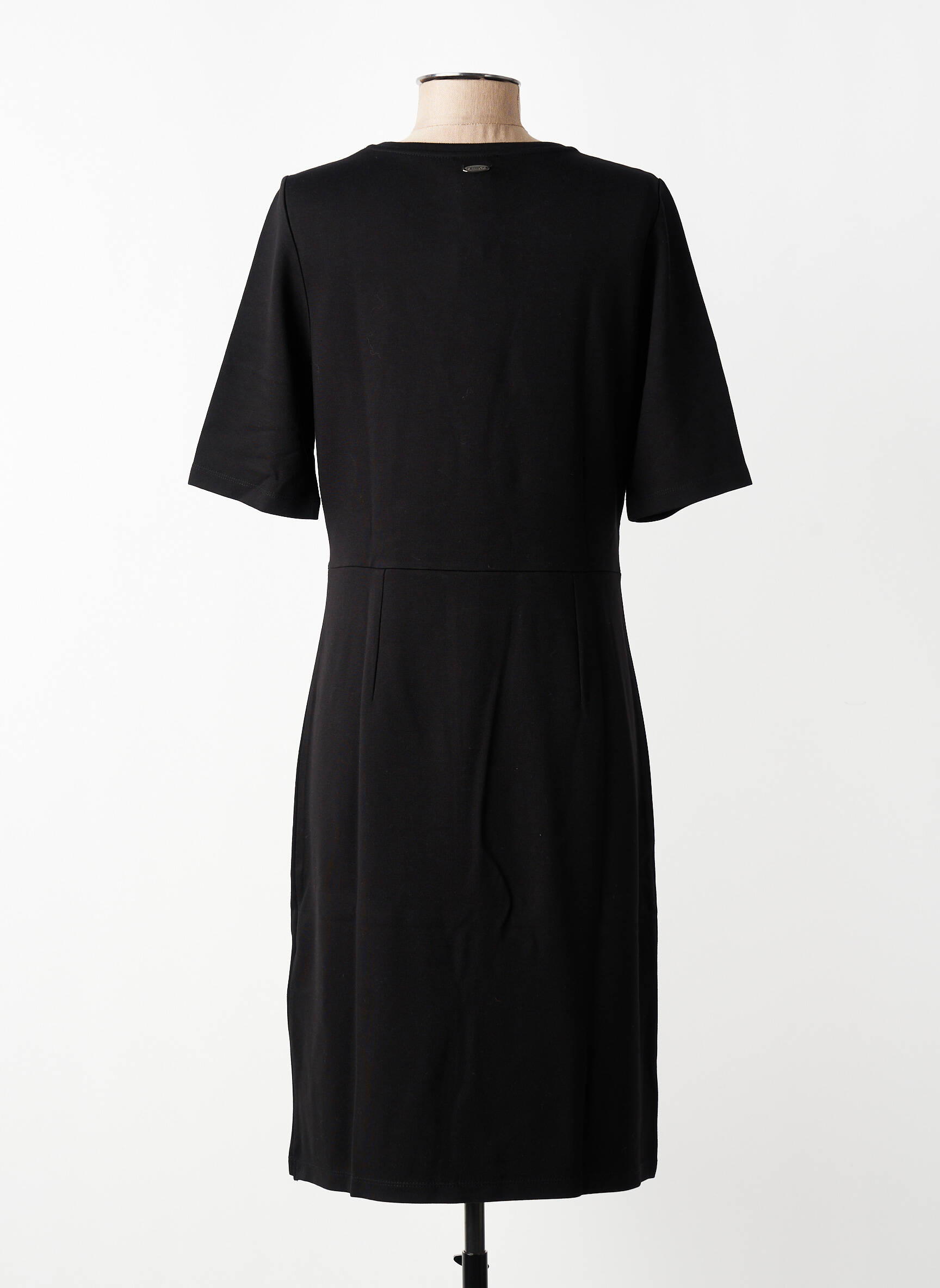 Rochie midi mâneci scurte mâneci scurte negru STREET ONE femeie