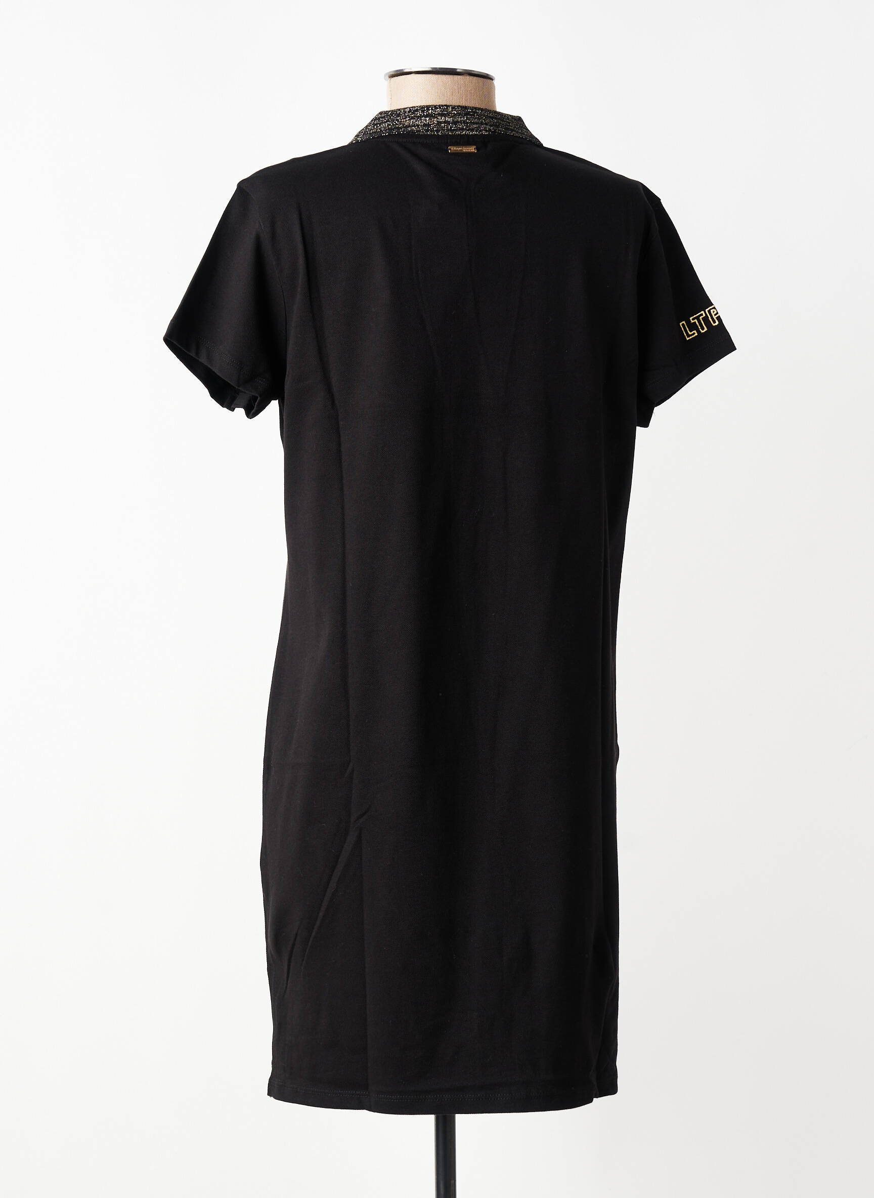 Rochie scurtă mâneci scurte mâneci scurte negru LES TROPEZIENNES PAR M.BELARBI femeie