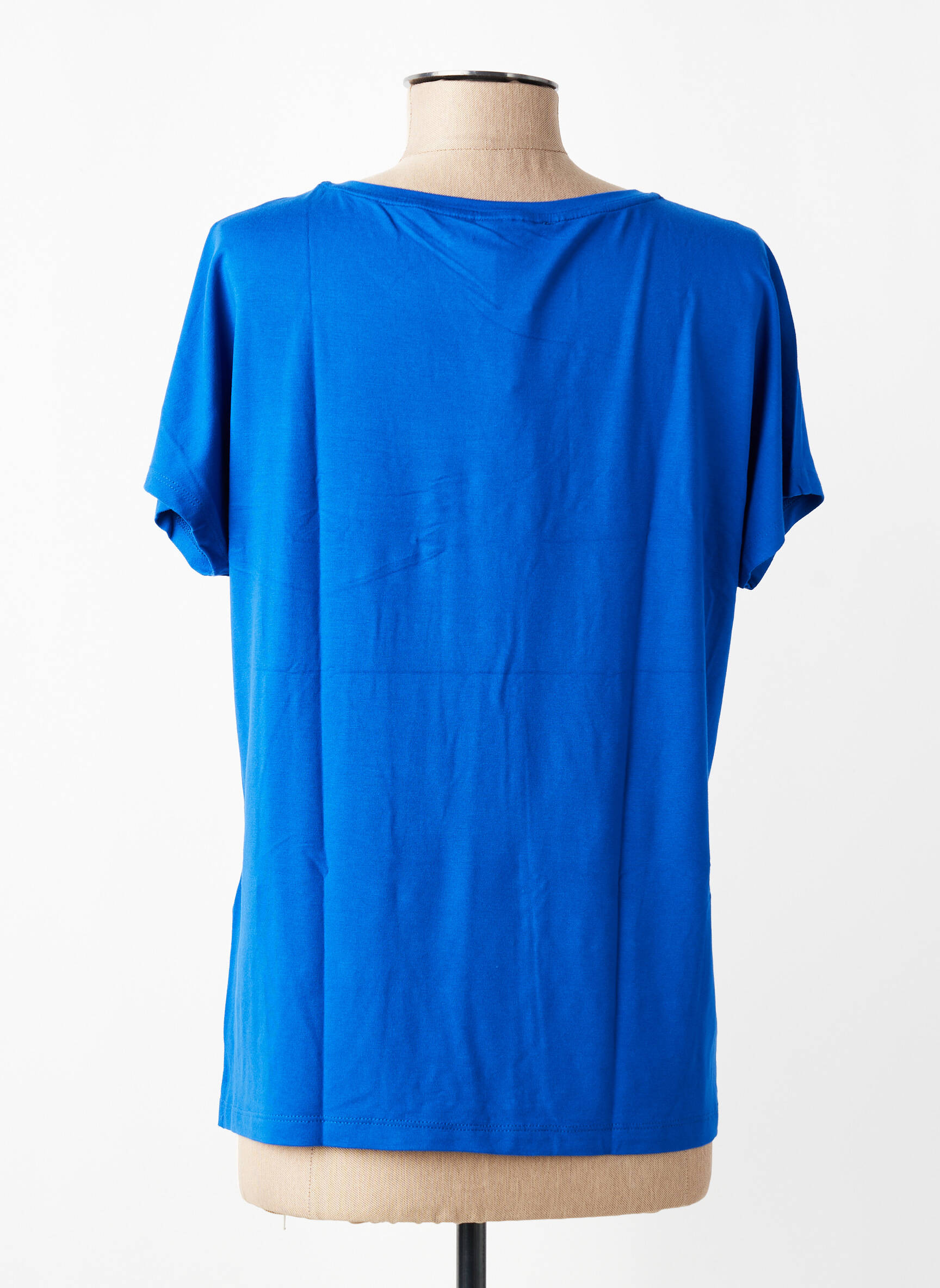 Tricou croială dreaptă mâneci scurte albastru STREET ONE femeie