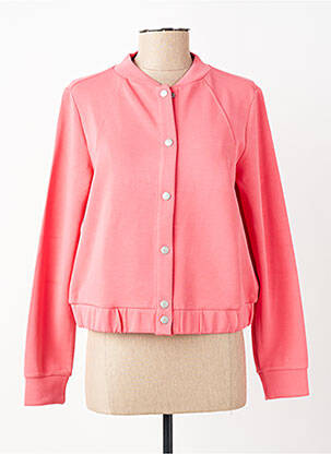 Jachete casual guler rotund roz STREET ONE femeie