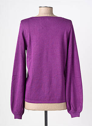 Pulover elasticitate mâneci lungi violet GEISHA femeie