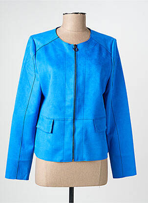 Jachete casual guler rotund albastru STREET ONE femeie
