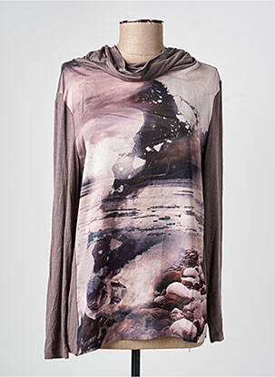 Tricou mâneci lungi mâneci lungi maro OLSEN femeie