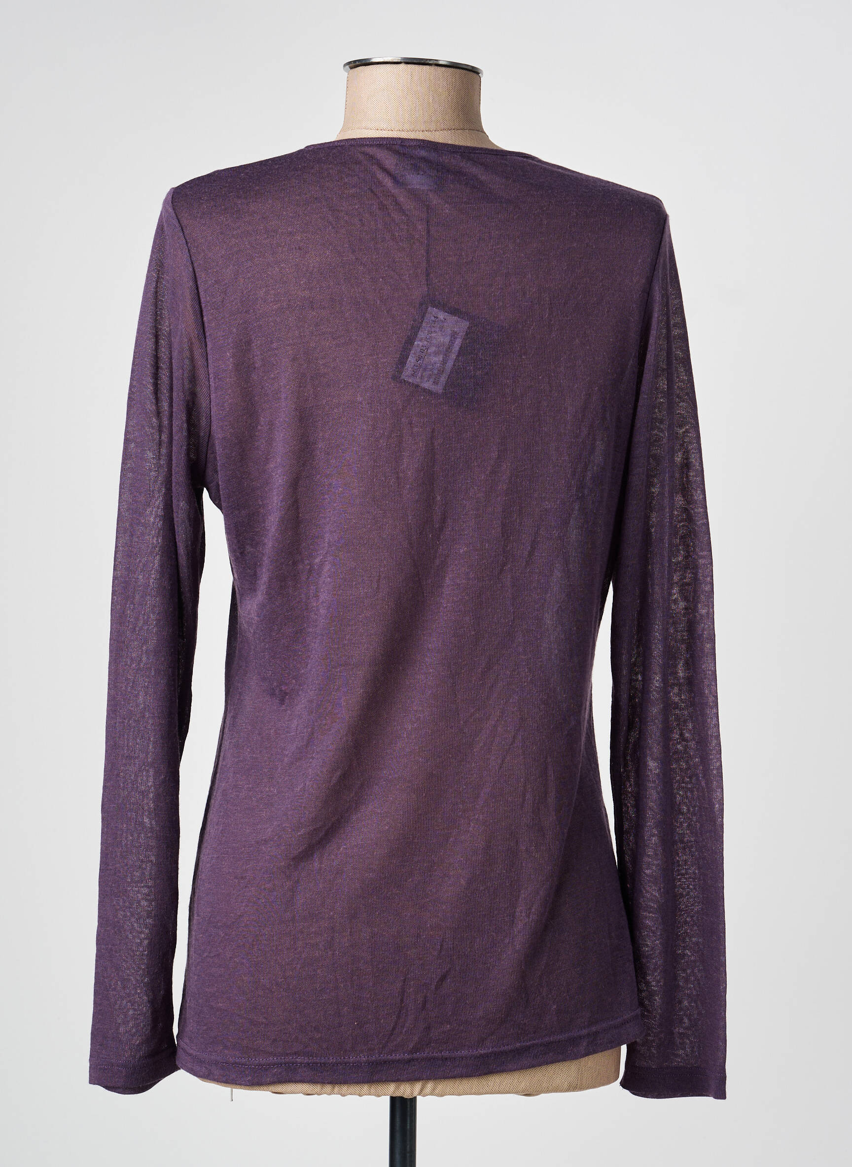 Tricou mâneci lungi mâneci lungi violet PAUSE CAFE femeie