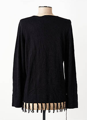 Pulover guler rotund mâneci lungi negru RABE femeie