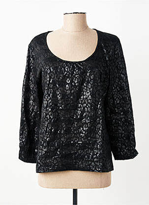 Tricou mâneci lungi mâneci lungi negru PAUPORTÉ femeie