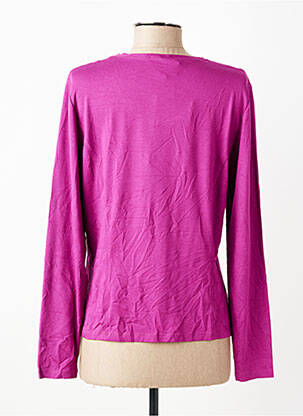 Tricou mâneci lungi mâneci lungi violet PAUPORTÉ femeie