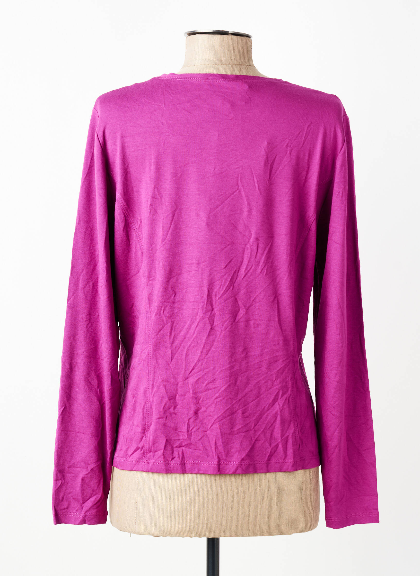 Tricou mâneci lungi mâneci lungi violet PAUPORTÉ femeie