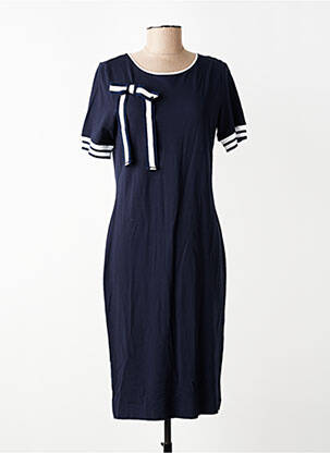 Rochie midi mâneci scurte mâneci scurte albastru ALEXANDER & JACOB femeie