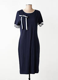 Rochie midi mâneci scurte mâneci scurte albastru ALEXANDER & JACOB femeie