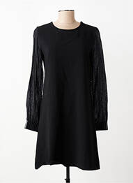 Rochie scurtă mâneci lungi mâneci lungi negru SEMIOLOGY femeie