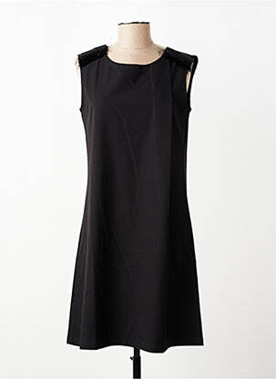 Rochie scurtă fără mâneci fără mâneci negru SEMIOLOGY femeie