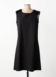 Rochie scurtă fără mâneci fără mâneci negru SEMIOLOGY femeie
