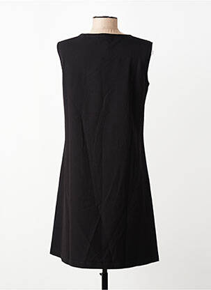 Rochie scurtă fără mâneci fără mâneci negru SEMIOLOGY femeie