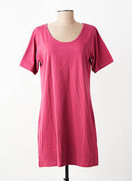 Rochie scurtă mâneci scurte mâneci scurte roz M.X.O femeie