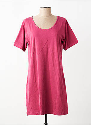 Rochie scurtă mâneci scurte mâneci scurte roz M.X.O femeie