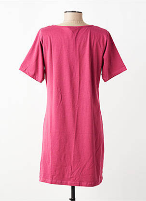 Rochie scurtă mâneci scurte mâneci scurte roz M.X.O femeie