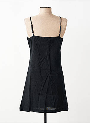 Rochie scurtă croială cambrată bretele subțiri negru CHICOSOLEIL femeie
