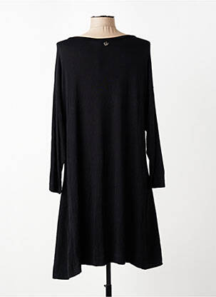 Rochie midi mâneci lungi mâneci lungi negru MAT FASHION femeie