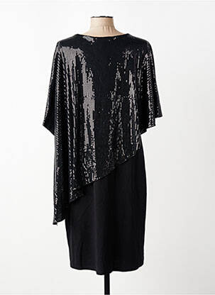 Rochie midi mâneci scurte mâneci scurte negru ONE O ONE femeie