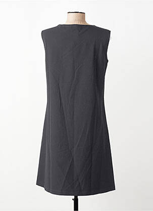 Rochie scurtă fără mâneci fără mâneci gri SEMIOLOGY femeie