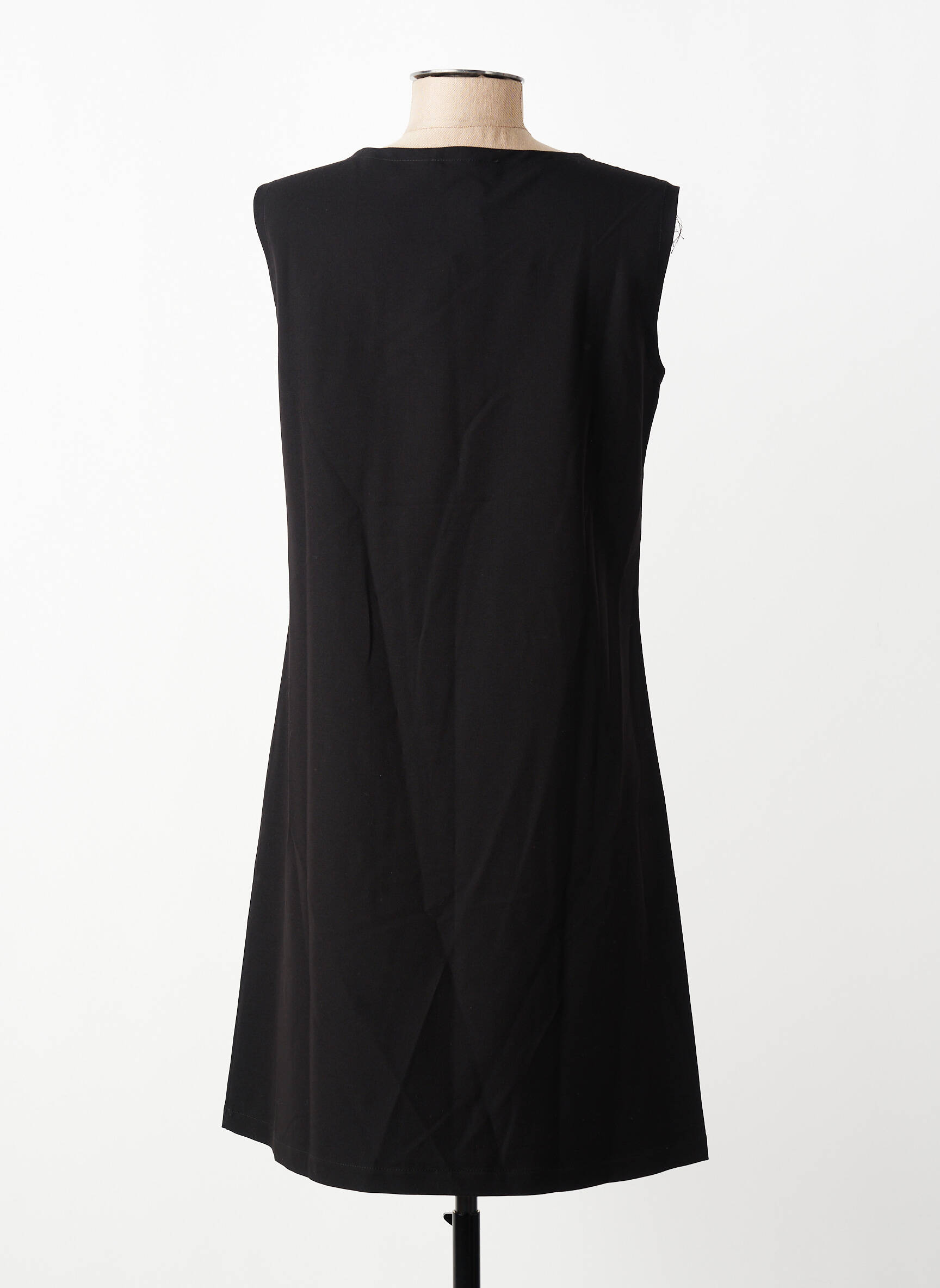 Rochie scurtă fără mâneci fără mâneci negru SEMIOLOGY femeie