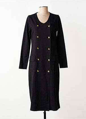 Rochie midi mâneci lungi mâneci lungi negru AGATHE & LOUISE femeie