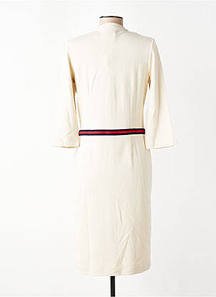 Rochie midi mâneci 3/4 mâneci 3/4 bej ALEXANDER & JACOB femeie