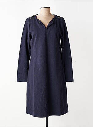 Rochie midi mâneci lungi mâneci lungi albastru AGATHE & LOUISE femeie
