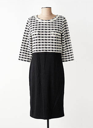 Rochie midi mâneci 3/4 mâneci 3/4 negru ALEXANDER & JACOB femeie