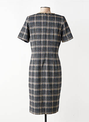 Rochie midi mâneci scurte mâneci scurte gri ALEXANDER & JACOB femeie